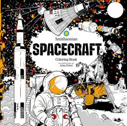 Spacecraft: a Smithsonian Coloring Book  9781684058280 Front Cover