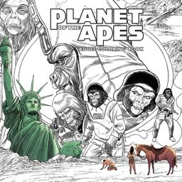 Planet of the Apes Adult Coloring Book:  9781684151868 Front Cover
