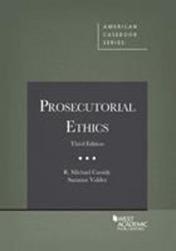 Prosecutorial Ethics 3rd 9781684670352 Front Cover