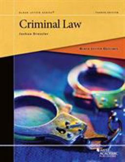 Black Letter Outline on Criminal Law 4th 9781684671397 Front Cover