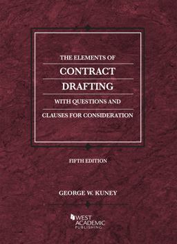 ELEMENTS OF CONTRACT DRAFTING  9781684674565 Front Cover