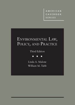 Environmental Law, Policy, and Practice 3rd 9781684675944 Front Cover