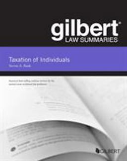 Bank's Gilbert Law Summaries, Taxation of Individuals 23rd 9781684676170 Front Cover