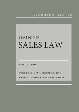 Learning Sales Law