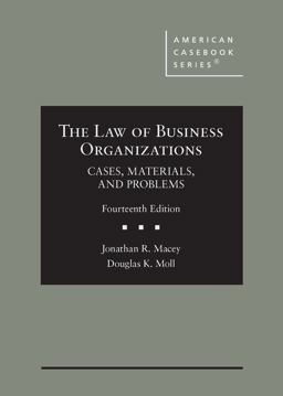 Law of Business Organizations, Cases, Materials, and Problems 14th 9781684677481 Front Cover