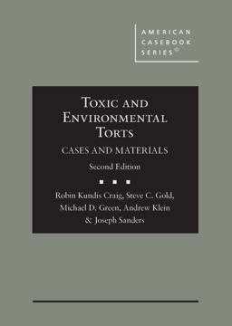 Toxic and Environmental Torts
