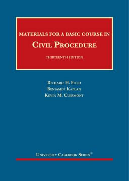 Materials for a Basic Course in Civil Procedure