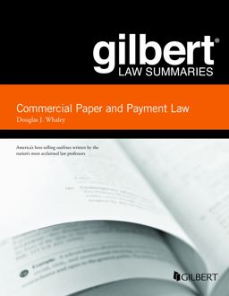 GILBERT LAW SUMMARIES:COMMERC.PAPER...  9781684678723 Front Cover