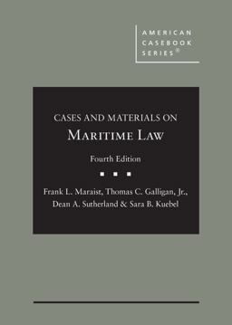     MARITIME LAW:CASES+MATERIALS ON  9781684679065 Front Cover