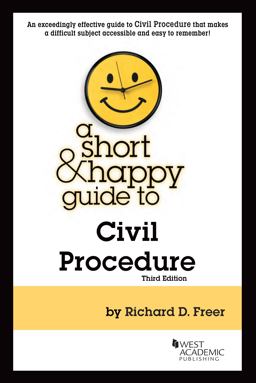     SHORT+HAPPY GUIDE TO CIVIL PROCEDUR  9781685611873 Front Cover