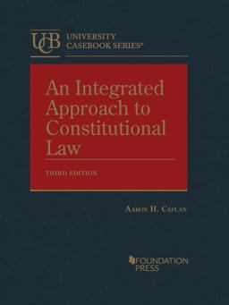     INTEGRATED APPROACH TO CONSTITUTION  9781685612399 Front Cover
