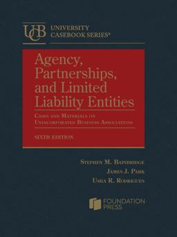 Agency, Partnerships, and Limited Liability Entities