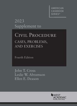 2023 Supplement to Civil Procedure