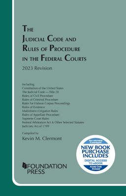 The Judicial Code and Rules of Procedure in the Federal Courts, 2023 Revision