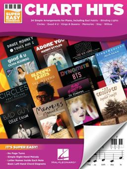 Chart Hits - Super Easy Piano Songbook