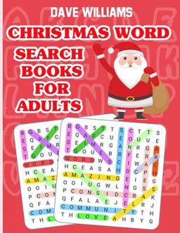 Christmas Word Search Book for Adults Large Print