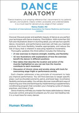 Dance Anatomy 3rd 9781718219915 Front Cover