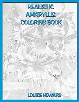 Realistic Amaryllis Coloring Book