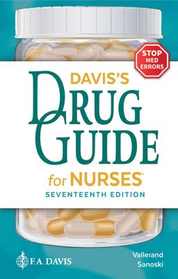 Davis's Drug Guide for Nurses 17th 9781719640053 Front Cover