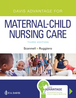 Davis Advantage for Maternal-Child Nursing Care 3rd 9781719640985 Front Cover