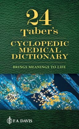 Taber's Cyclopedic Medical Dictionary 24th 9781719642859 Front Cover