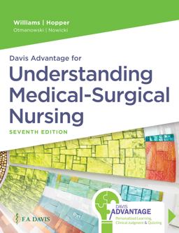 Davis Advantage for Understanding Medical-Surgical Nursing 7th 9781719644587 Front Cover