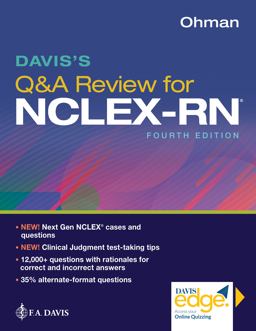 Davis's Q&amp;A Review for NCLEX-RNÂ® 4th 9781719644730 Front Cover