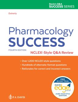 Pharmacology Success NCLEXï¿½-Style Q&amp;A Review 4th 9781719646017 Front Cover