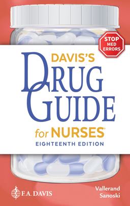 Davis's Drug Guide for Nurses:  9781719646406 Front Cover