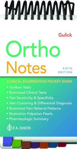     ORTHO NOTES:CLINICAL EXAM.POCKET GU  9781719648622 Front Cover