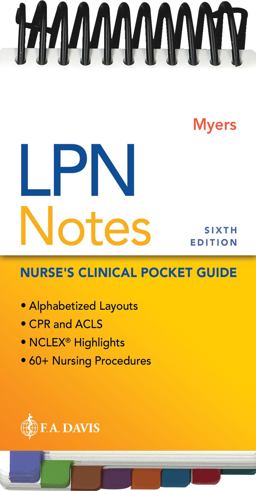 LPN Notes 6th 9781719650298 Front Cover