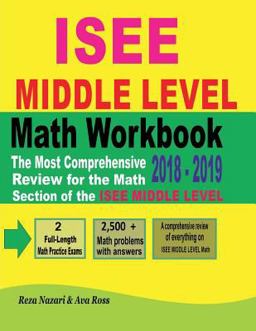 ISEE MIDDLE LEVEL Math Workbook 2018 - 2019