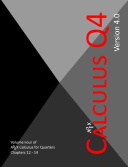 APEX Calculus for Quarters: Q4  9781722973506 Front Cover
