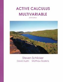 Active Calculus Multivariable 2018