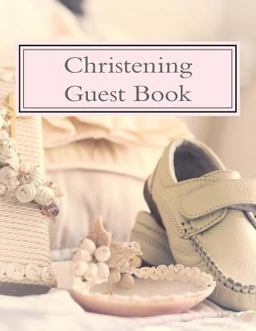 Christening Guest Book