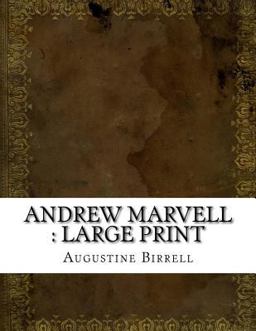 Andrew Marvell : Large Print