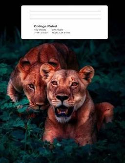Lion Composition Book