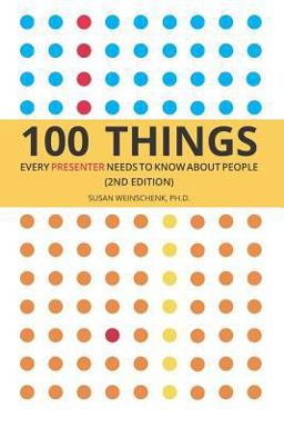 100 Things Every Presenter Needs to Know about People  9781729226001 Front Cover
