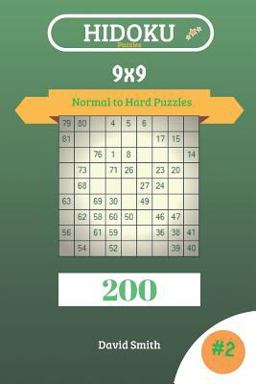 Hidoku Puzzles - 200 Normal to Hard Puzzles 9x9 Vol. 2