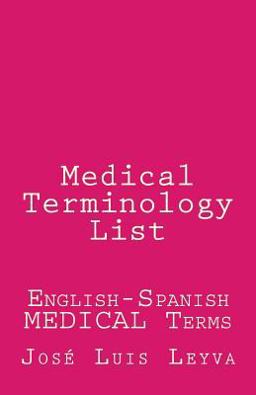 Medical Terminology List