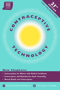 Contraceptive Technology 21st 21st 9781732055605 Front Cover