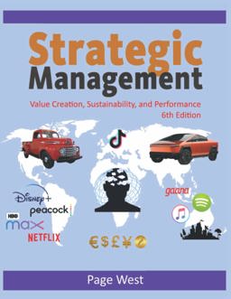 Strategic Management Value Creation, Sustainability, and Performance  9781733174404 Front Cover