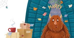 Marty the Mailbox Monster  9781735762197 Front Cover