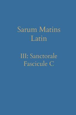 Sarum Matins Latin III