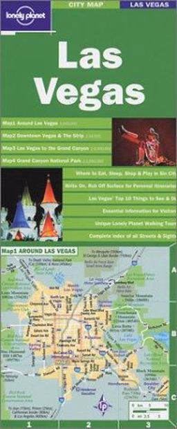 Lonely Planet City Map Las Vegas
