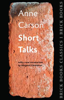 Short Talks  9781771313421 Front Cover