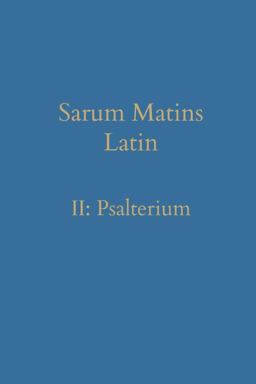 Sarum Matins Latin II