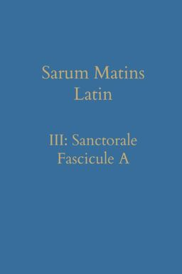 Sarum Matins Latin III