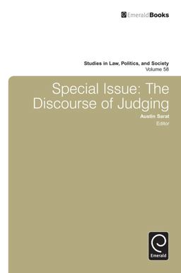 Special Issue: the Discourse of Judging