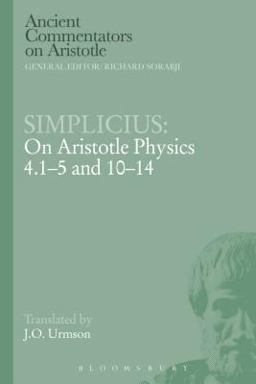 Simplicius: on Aristotle Physics 4. 1-5 And 10-14